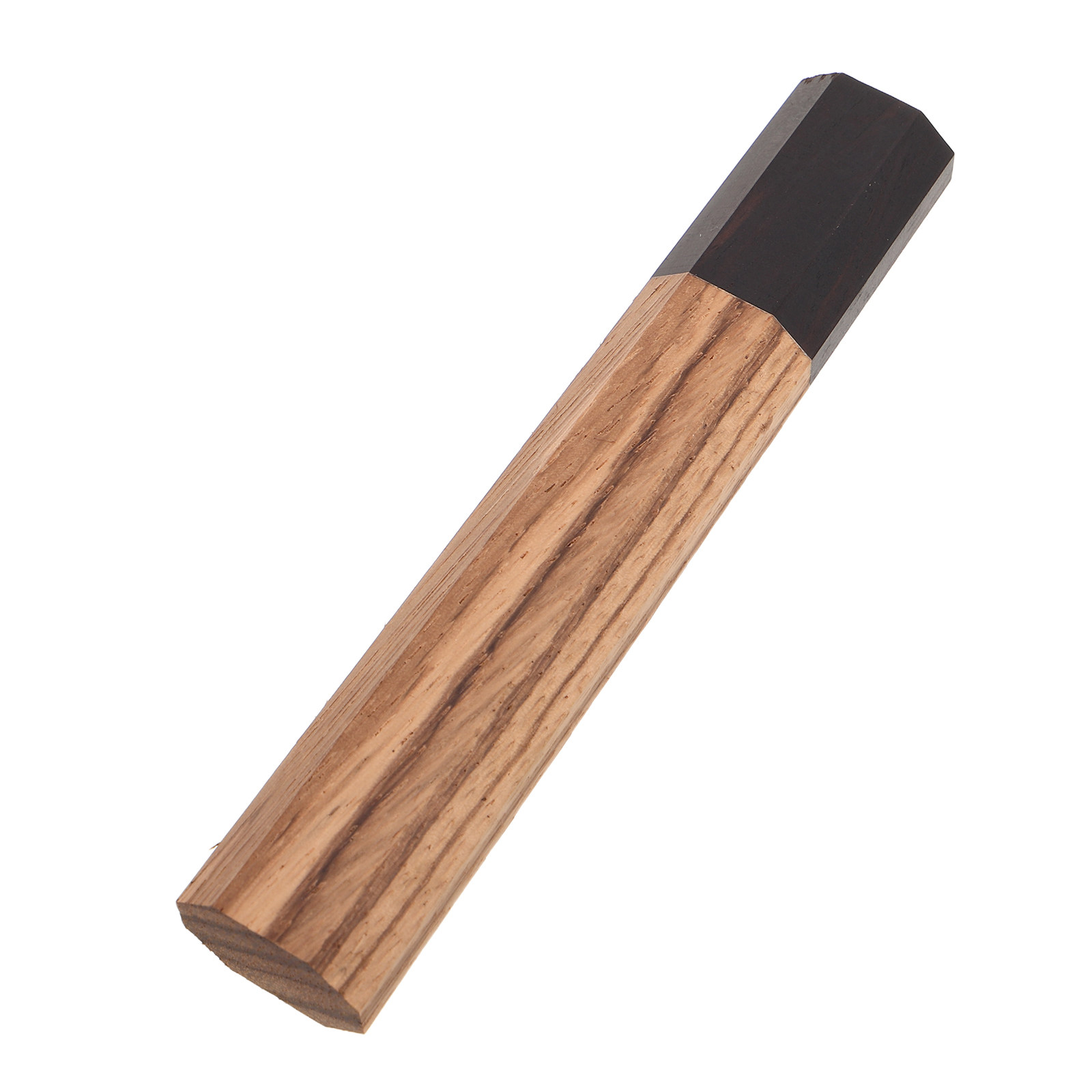Japanese Knife - 日本のシェフナイフ用、八角形の木製ナイフハンドル – さしみ、すじき、小物ナイフのDIYアップグレード用、茶色の木