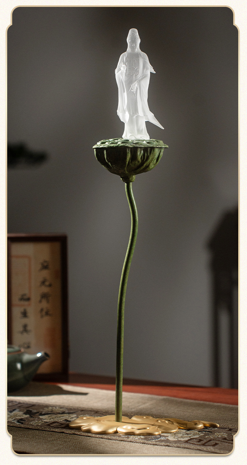 ZML釉薬仕上げの観音蓮の実香炉、釉薬仕上げの装飾香炉、禅室 - Incense Holder のレビューと価格