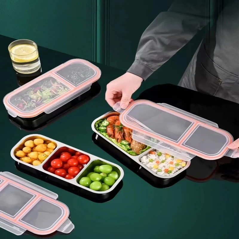 304ステンレス製鮮度保持ボックス、弁当箱、高級感のあるラン - Bento Box のレビューと価格