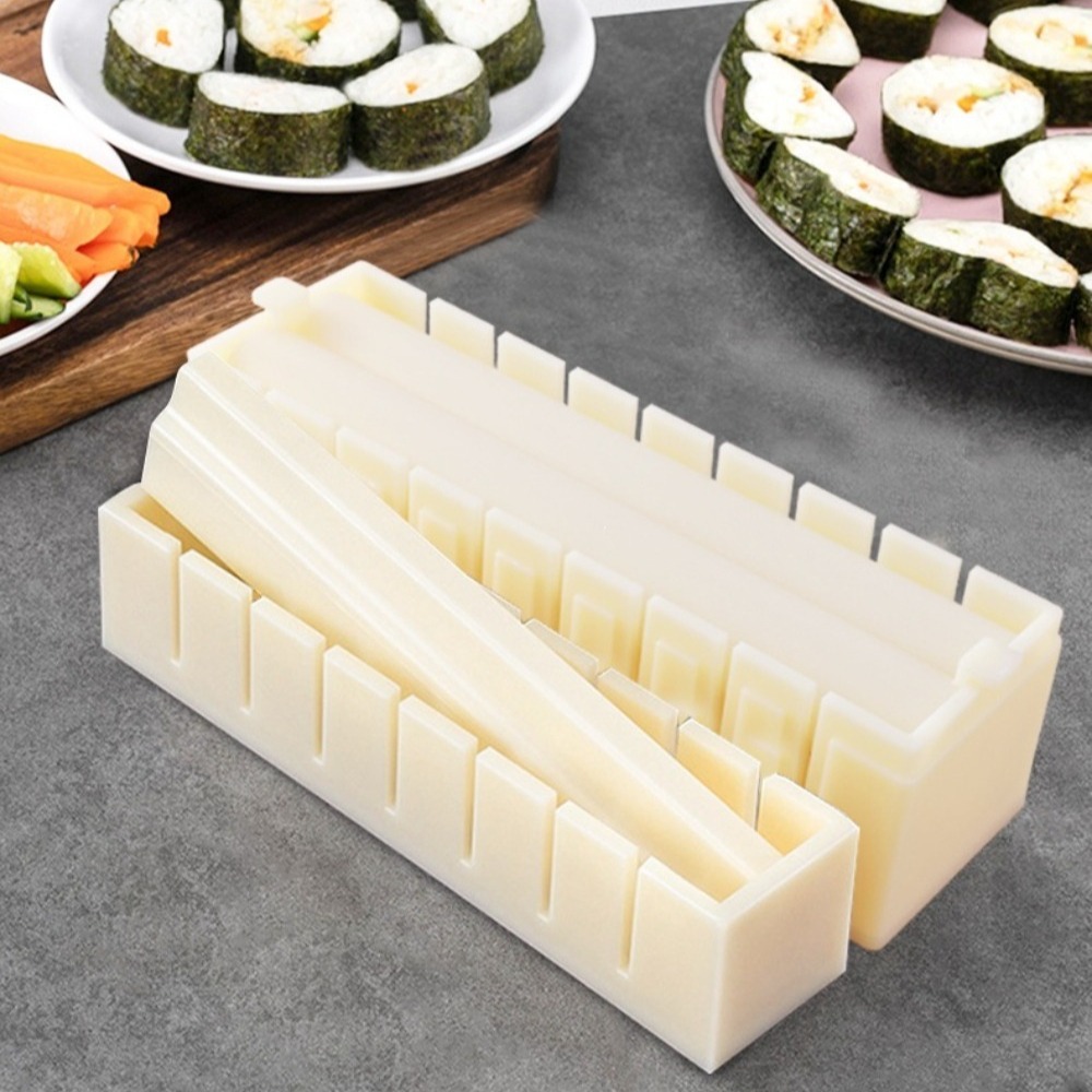 1セットのHIPS製プラスチック寿司型キット。ハート型、丸型 - Sushi Making Kit のレビューと価格