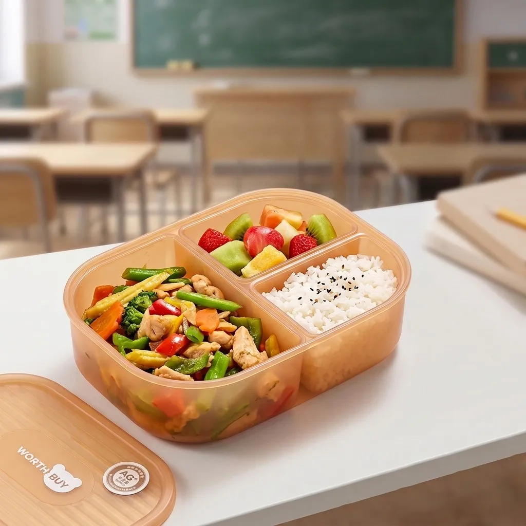 日本のプラスチック製弁当箱。子供から大人まで使える、学校用の - Japanese Snacks のレビューと価格