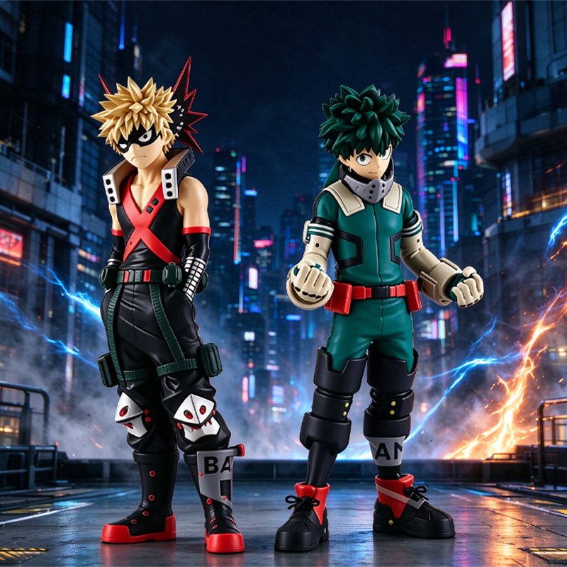 新作アニメ『僕のヒーローアカデミア』フィギュア、PVC製、ヒ - Furoshiki のレビューと価格