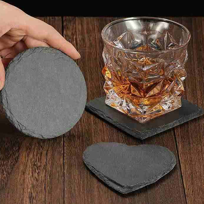 1個入りテーブルコースター、和風、再利用可能なスレートストー - Japanese Pottery のレビューと価格