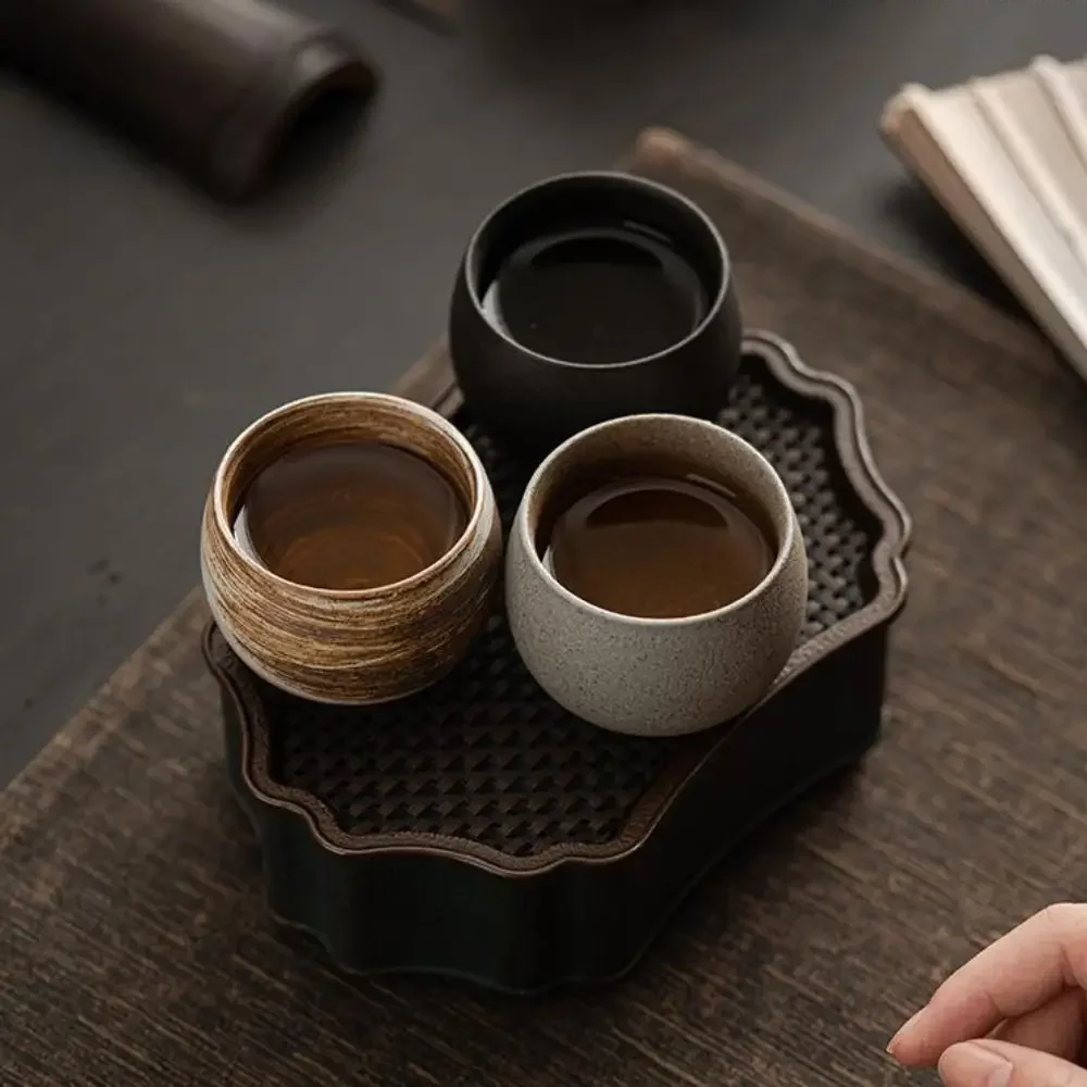 カンフー茶器セット、日本の石器製茶碗、古風なデザインの茶碗、 - Japanese Pottery のレビューと価格